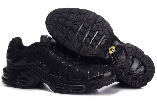 Mens Nike Air Max TN 2010 All Black Mesh Shoes